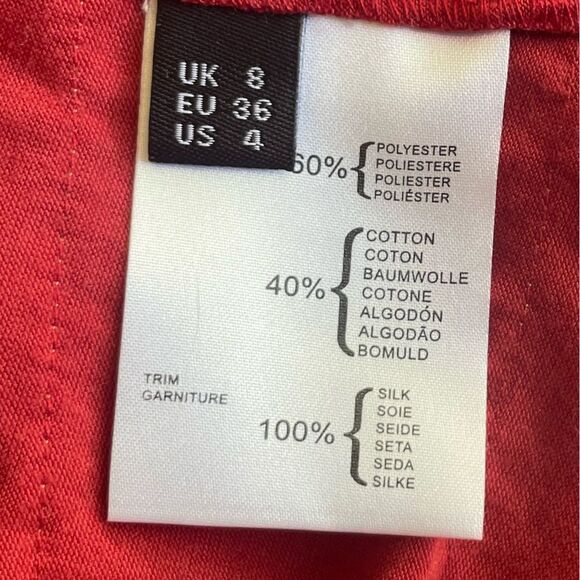 Pringle 1815 Silk Frill Tiered Dress Size 4 - Picture 5 of 9